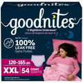 GoodNites Girls' Nighttime Underwear, XXL (120-165 lbs), 54 Ct 🍁 All In One Marketplace Canada