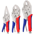 WORKPRO 3-piece Locking Pliers Set, 10-inch Curved Jaw, 7-inch Curved Jaw and 6-1/2-inch Straight Jaw 🍁 All In One Marketplace Canada