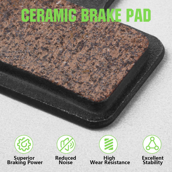 Zacro 4 Pairs Bike Brake Pads, Ceramic Bicycle Disc Brake Pads Fit for Tektro Shimano TRP Deore Br-M575 B01s Mt200 M525 M515 T615 T675 M505 M495 M486 M485, Mountain MTB Ebike Brake Pads Replacement 🍁 All In One Marketplace Canada