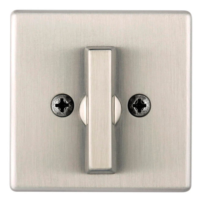 Weiser Elements Satin Nickel Square Deadbolt Lock, ANSI/BHMA Grade 3 Certified Front Door Lock, Kick Proof, Bump Proof & Anti-theft Exterior Door Lock with Key, Traditional Door Locks for Entry Door 🍁 All In One Marketplace Canada