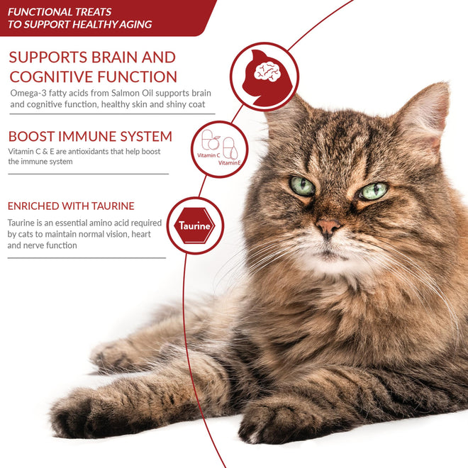 INABA Churu for Senior 10+, Creamy Lickable Cat Treats with Taurine, Vitamin E & C, 14 Grams Each, 60 Tubes, Tuna & Chicken Variety 🍁 All In One Marketplace Canada