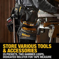DEWALT Tool Rig Professional Tool Belt with Padded Suspenders, 25 Pockets, Durable Design, Adjustable (DWST540602) 🍁 All In One Marketplace Canada