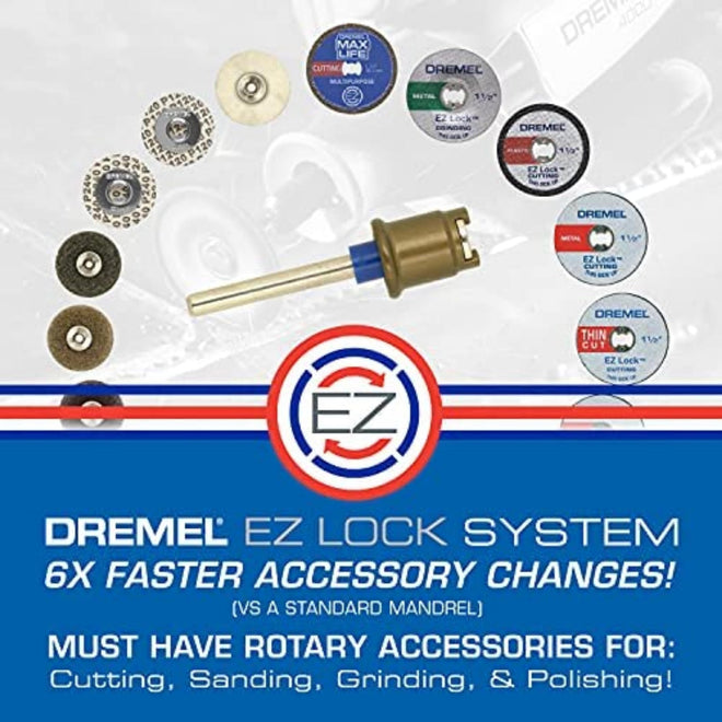 Dremel EZ456B 1 1/2-Inch EZ Lock Rotary Tool Cut-Off Wheels- Rotary Tool Cutting Accessories, Perfect for Slicing Sheet Metal and Copper Pipe, 12 Pieces 🍁 All In One Marketplace Canada