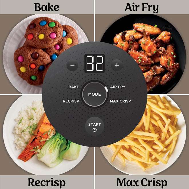 Ninja Crispi Portable Glass Air Fryer Cooking System – 4-Qt & 6-Cup CleanCrisp Containers, Nontoxic, Leak-Proof, Dishwasher Safe – Air Fry, Bake, Max Crisp, Recrisp FN101CSD (Canadian Version) 🍁 All In One Marketplace Canada