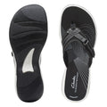 Clarks Cloudsteppers Women's Breeze Sea Flip-Flop, Black Synthetic, 7 Medium US 🍁 All In One Marketplace Canada