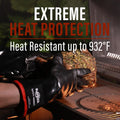 RAPICCA BBQ Grill Gloves, 932°F Heat Resistant Neoprene, 14 in XL 🍁 All In One Marketplace Canada