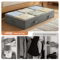 Budding Joy 90L Under Bed Storage Containers, Closet Organizers and Storage Bins, Foldable Underbed Storage Bags for Blankets, Towels, Comforter, Sweaters, Pillows, Linen Sheets, Wrapping Paper 🍁 All In One Marketplace Canada