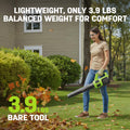 STEELITE 21V Cordless Leaf Blower – Turbo Mode 480CFM 120MPH, 2×4.0Ah Batteries & Fast Charger, Lightweight Electric Blower for Leaves, Dust & Patio Cleaning 🍁 All In One Marketplace Canada