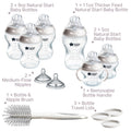 Tommee Tippee Natural Start Baby Bottle Set, Breast-Like Nipples, 0m+ 🍁 All In One Marketplace Canada