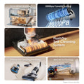 Tineco Floor ONE Stretch S6 Cordless Wet Dry Vacuum Cleaner, 180°Lay-Flat Smart Vacuum Mop, 40 Minutes Long Runtime 158℉ Flashdry Self-Cleaning, Dual-Sided Edge Cleaning Lightweight Floor Cleaner 🍁 All In One Marketplace Canada