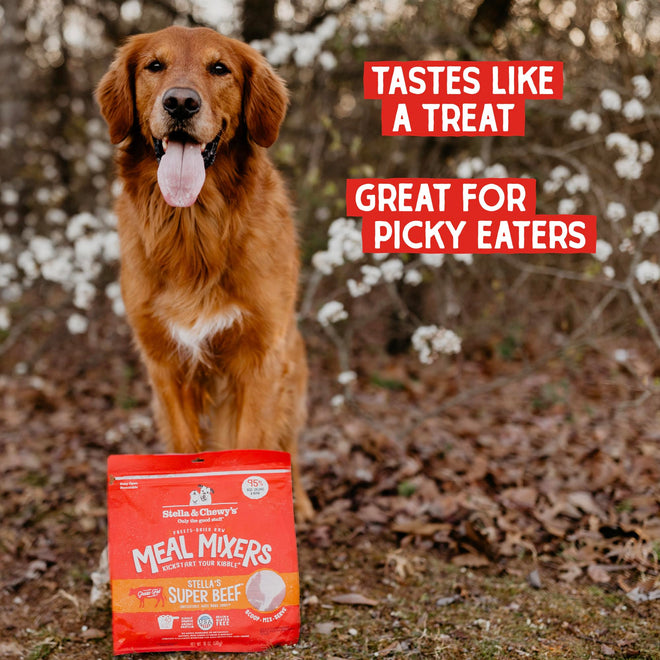 Stella & Chewy’s Freeze Dried Raw Super Beef Meal Mixer – Dog Food Topper for Small & Large Breeds – Grain Free, Protein Rich Recipe – 510g Bag 🍁 All In One Marketplace Canada