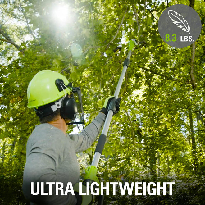 Greenworks 20192 8.5-Inch 6.5 Amp Electric Corded Pole Saw, Green 🍁 All In One Marketplace Canada