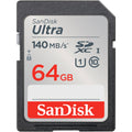 SanDisk 64GB Ultra SDXC UHS-I Memory Card - Up to 140MB/s, C10, U1, Full HD, SD Card - SDSDUNB-064G-GN6IN 🍁 All In One Marketplace Canada