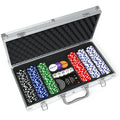 Cardinal Classics, 300-Piece Poker Set with Aluminum Carrying Case & Professional 11.5g Chips Plus 5 Poker Dice, for Adults and Kids Ages 10 and up 🍁 All In One Marketplace Canada