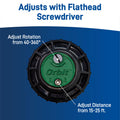 Orbit 55469 – Sprinkler Saturn III Medium Scope, pre-Installed with Nozzle, 5.50 x 11 x 17 cm, Black/Green 🍁 All In One Marketplace Canada