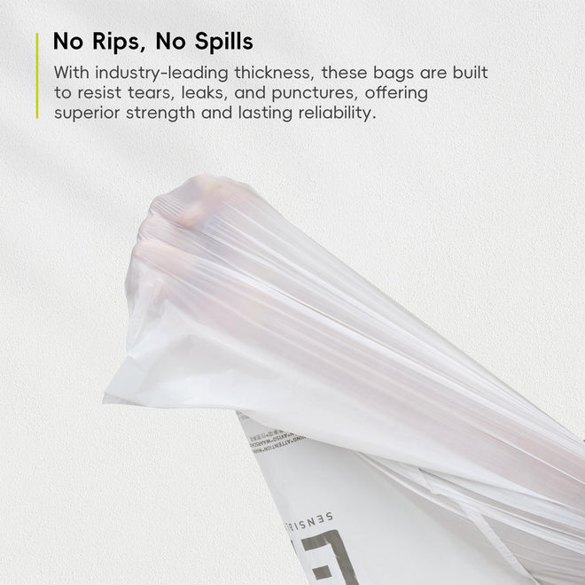 EKO Extra Strong 13 Gallon Large Drawstring Trash Bags, Heavy-Duty Garbage Bags for Kitchen & Household Use (50L), Leak-Resistant, 110 Count, Code F 🍁 All In One Marketplace Canada