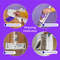 Swiffer Power Mop Wood, Hardwood Floor Cleaner for Mopping Home, All Purpose Multi-Surface Cleaning Set Includes PowerMop Wood, 2 Pads, 1 Quickdry Lemon Solution, & 2 Batteries, 5 Count 🍁 All In One Marketplace Canada
