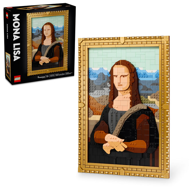 LEGO Art Mona Lisa Building Set - Leonardo da Vinci Wall Display, Ages 18+ - DIY Crafts for Men, Women - Great for Puzzle and Art Lovers - Birthday Gift Idea - Includes Detachable Frame - 31213 🍁 All In One Marketplace Canada