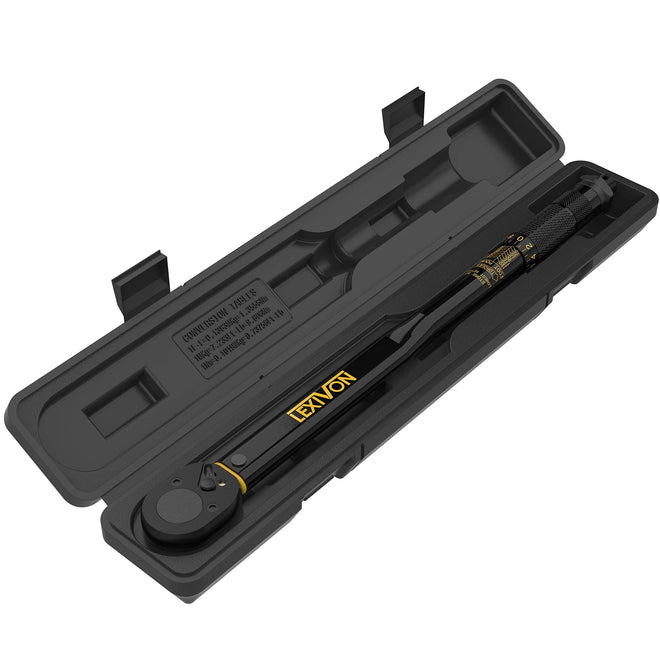 LEXIVON Torque Wrench 1/2-Inch Drive Click 10~150 Ft-Lb/13.6~203.5 Nm (LX-183) 🍁 All In One Marketplace Canada