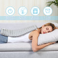 24"x12" Heating Pad, Electric Heating Pad for Dry & Moist Heat, Electric Heat Pad with Multiple Temp & Timer Settings, Auto Off, Silver Gray 🍁 All In One Marketplace Canada