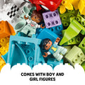 LEGO DUPLO Classic Deluxe Brick Box 10914 Starter Set - Features Storage Box, Bricks, Duplo Figures, Dog, and Car, Creative Play, Great Early Learning Toy for Toddlers Ages 18+ Months 🍁 All In One Marketplace Canada