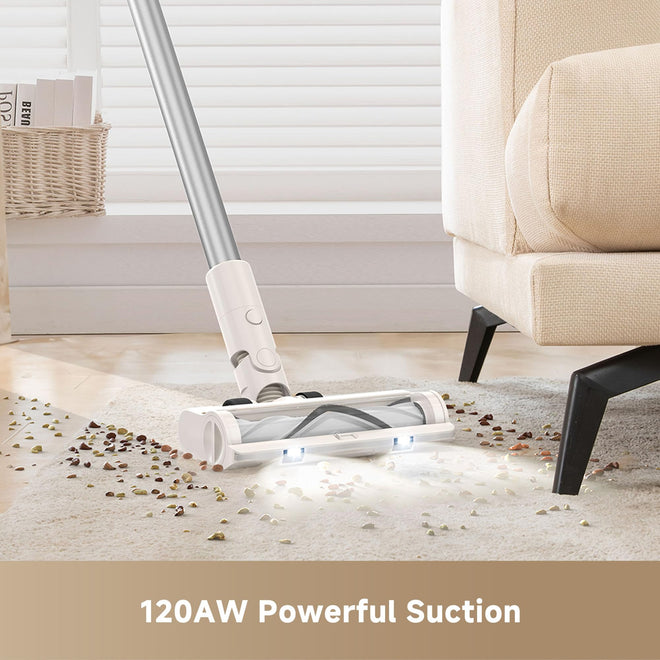 DREAME R10 Pure Cordless Vacuum Cleaner, Stick Vacuum Cleaner for Home, 120AW Powerful Suction, Anti-Tangle, LED Headlights, Up to 60 Mins Runtime, Lightweight for Carpet, Hard Floor, Pet Hair 🍁 All In One Marketplace Canada