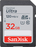 SanDisk 32GB Ultra SDHC UHS-I Memory Card - 120MB/s, C10, U1, Full HD, SD Card - SDSDUN4-032G-GN6IN 🍁 All In One Marketplace Canada