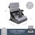 Dreambaby Grab 'n Go Booster Seat with Adjustable Securing Straps - Toddler Booster Seat for Eating - Compact, Lightweight & Portable - Fits Most Dining Chairs 🍁 All In One Marketplace Canada