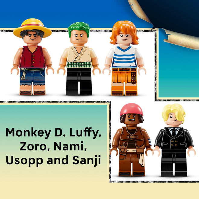 LEGO ONE Piece The Going Merry Pirate Ship Building Blocks - Pretend Play Adventure Toy for Boys & Girls, 10+ - Straw Hat Crew Toy Figures & Playset for Anime Fans - Gift Idea for Birthdays - 75639 🍁 All In One Marketplace Canada