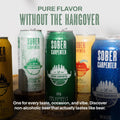 SOBER CARPENTER - DDH Hazy IPA Beer (Craft), All-Occasion Non Alcoholic Beer (with Lactose), Non Alcoholic Spirits & Alcohol Alternative, Low Calorie Drink with 70 Calories, Pack of 12 (16 oz Ea) 🍁 All In One Marketplace Canada