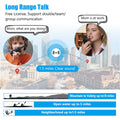 NXGKET Walkie Talkies for Kids Adults, Rechargeable Long Range Walky Talky 2 Way Radios 22 Channels with 1200mAh Li-ion Battery USB-C Cable for Family Outdoors Camping Hiking Toys Gift 4 Pack 🍁 All In One Marketplace Canada