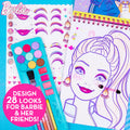 Barbie Makeup Artist Magazine, Create Your Own Hair & Makeup Looks Using Stencils, Stickers, Crayons, Pretend Makeup, Barbie Toys, Barbie Craft Kits, Drawing Kit, 6 Year Old Girl Birthday Gift 🍁 All In One Marketplace Canada