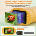 OAEBLLE Kids Microscope, 1000X 4K Digital Microscope with 2.4″ IPS Screen & 8 LED, USB Rechargeable, STEM Science Learning Kit Toys, Great Gift for Boys and Girls Aged 4-12 🍁 All In One Marketplace Canada