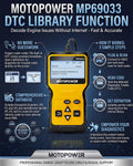 MOTOPOWER MP69033 Car OBD2 Scanner Code Reader Engine Fault Scanner CAN Diagnostic Scan Tool for All OBD II Protocol Cars Since 1996, Yellow 🍁 All In One Marketplace Canada