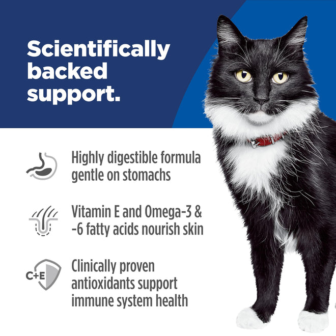 Hill's Science Diet Sensitive Stomach & Skin, Adult 1-6, Stomach & Skin Sensitivity Support, Dry Cat Food, Grain Free Salmon & Yellow Peas, 13 lb Bag 🍁 All In One Marketplace Canada