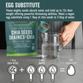Viva Naturals Organic Chia Seeds, 2 lb – Plant-Based Omega-3s & 6s and Vegan Protein, Non-GMO, Black Chia Seeds Organic, Graine de Chia – Perfect for Smoothies, Salads, and Chia Seed Pudding 🍁 All In One Marketplace Canada
