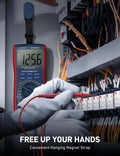 AstroAI Digital Multimeter 6000, Multi Meter - Measures Voltage, Current, Resistance, Continuity, Capacitance, Diode, Temperature – Voltmeter with Backlit LCD, Data Hold, Safety Rated CAT III, Blue 🍁 All In One Marketplace Canada