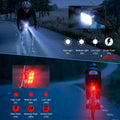 Bike Lights, Combination of Bike Front Light and Tail Light, IP65 Waterproof USB Charging, Equipped with 6 Ultra-Bright LED Beads, 4+6 Lighting Modes, Suitable for Riding at Night 🍁 All In One Marketplace Canada