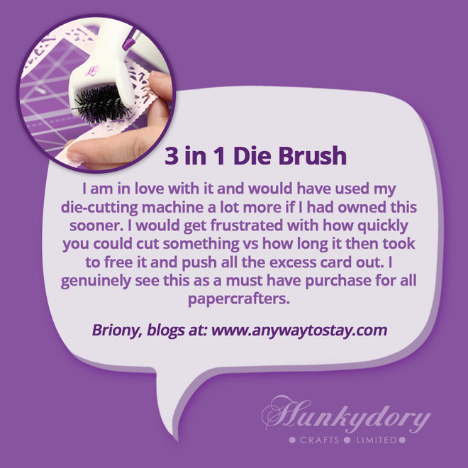 Premier Craft Tools - 3-in-1 Die Brush