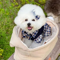 Plaid School Uniform Set | Dog Outfit Set