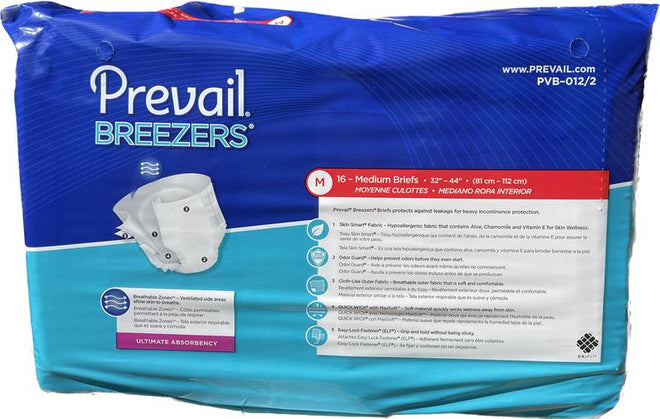Prevail Breezers Ultimate Absorbency Medium 16 count