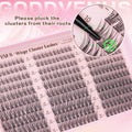 Goddvenus Lash Clusters Kit 9-14mm 300pcs Wispy Eyelash Cluster Lashes Natural DIY Lash Extension Kit Short Cluster Eyelash Extensions C Curl 🍁 All In One Marketplace Canada