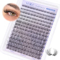 Natural Lash Clusters Wispy Cluster Eyelash Extensions 168pcs Individual Lashes 8-16mm C Curl DIY Lash Extension Natural Look Soft Thin Band Cluster Lashes by ALICE 🍁 All In One Marketplace Canada