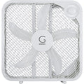 Genesis 20" Box Fan, 3 Settings, Max Cooling Technology, Carry Handle, White (G20BOX-WHT) 🍁 All In One Marketplace Canada