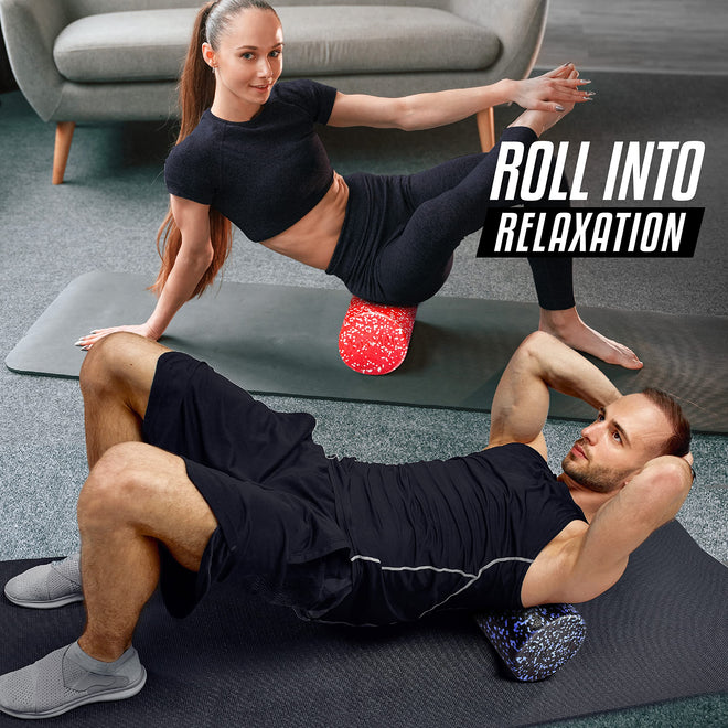 Yes4All High-Density EPP Round Back Roller Foam, Foam Roller for Yoga, Pilates & Stretching - 12, 18, 24, 36 inch 🍁 All In One Marketplace Canada