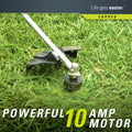 Greenworks 10 Amp 18″ Electric Corded String Trimmer – Powerful Lawn Edger & Grass Cutter with Easy Bump Feed, Lightweight & Attachment Capable Design for Yard, Driveway & Garden Maintenance 🍁 All In One Marketplace Canada