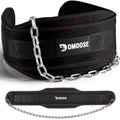 DMoose Dip Belt for Weightlifting, Weight Belt with Chain for Pullup, Gym Lifting Belt for Powerlifting, Squat, Bodybuilding, Heavy Duty Steel, Workout Belt with Comfortable Neoprene Support 🍁 All In One Marketplace Canada