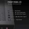 CORSAIR 3500X RS-R ARGB Mid-Tower PC Case – 3X Pre-Installed RS120-R ARGB Fans, GPU Anti-Sag Arm, Fits up to 10x 120mm Fans, Reverse Connection Motherboard Compatible – Black 🍁 All In One Marketplace Canada