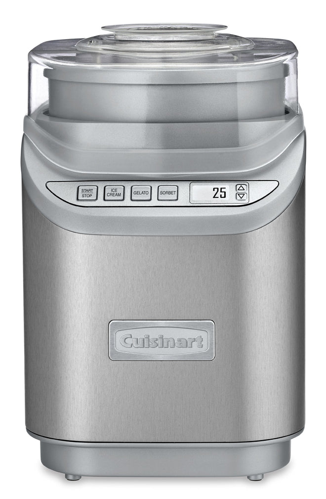 Cuisinart Ice Cream Maker Machine w/Countdown Timer, Stainless Steel, 2 qt 🍁 All In One Marketplace Canada