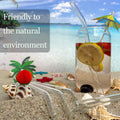 Nafender 10-Pack Glass Straws Reusable Drinking Straw Including 4 Straight and 4 Bent Straws & 2 Extra Wide Smoothie Straw with 2 Cleaning Brushes 🍁 All In One Marketplace Canada